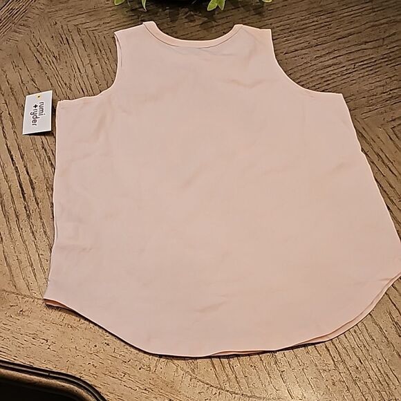 Rainbow-saurus muscle tank top size L 100% cotton girls 12-14 - Picture 4 of 5